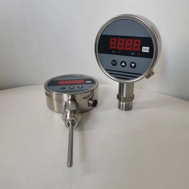 隔膜壓力表HDT104（100表盤(pán)）智能壓力控制器廣泛應(yīng)用于水電，自來(lái)水，石油，化工，醫(yī)療