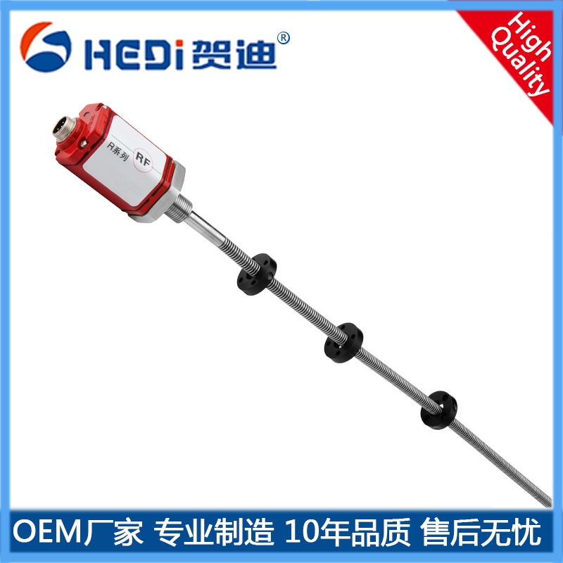 賀迪RF磁致伸縮位移傳感器專門為液壓油缸設備輸出信號轉換電流信號測量與監測