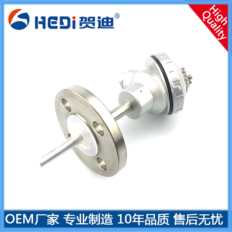 通用型常溫防腐防爆溫度法蘭探頭傳感器-賀迪專業工廠-品質保證